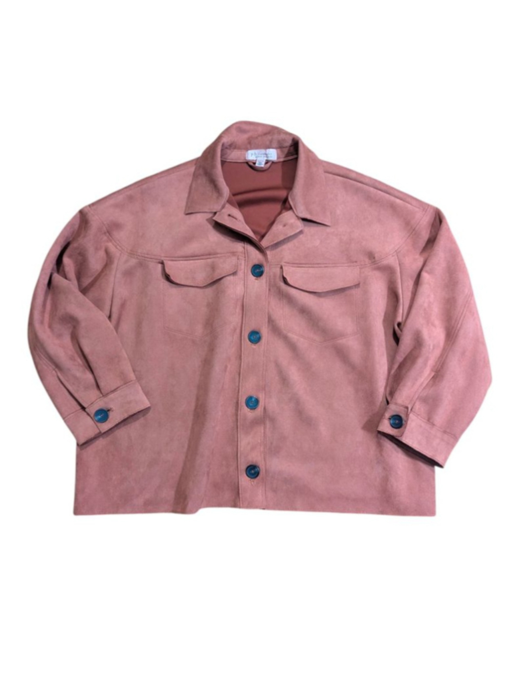 Philosophy Faux Leather Shacket Large